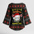 Golf Pajama Christmas Kimono Sleeve Blouse Xmas Holiday Patterns - Wonder Print Shop