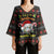 Golf Pajama Christmas Kimono Sleeve Blouse Xmas Holiday Patterns - Wonder Print Shop