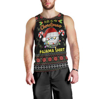 Golf Pajama Christmas Men Tank Top Xmas Holiday Patterns - Wonder Print Shop