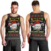 Golf Pajama Christmas Men Tank Top Xmas Holiday Patterns - Wonder Print Shop