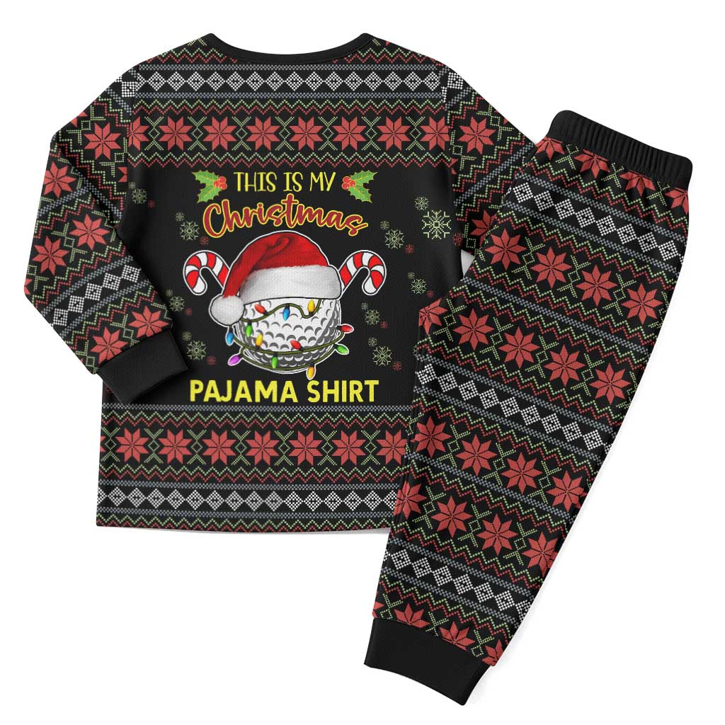 Golf Pajama Christmas Pajama Set Xmas Holiday Patterns - Wonder Print Shop