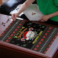 Golf Pajama Christmas Puzzle Xmas Holiday Patterns - Wonder Print Shop