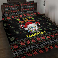 Golf Pajama Christmas Quilt Bed Set Xmas Holiday Patterns - Wonder Print Shop