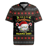 Golf Pajama Christmas Rugby Jersey Xmas Holiday Patterns - Wonder Print Shop