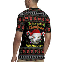 Golf Pajama Christmas Rugby Jersey Xmas Holiday Patterns - Wonder Print Shop