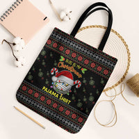 Golf Pajama Christmas Tote Bag Xmas Holiday Patterns - Wonder Print Shop