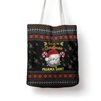 Golf Pajama Christmas Tote Bag Xmas Holiday Patterns - Wonder Print Shop