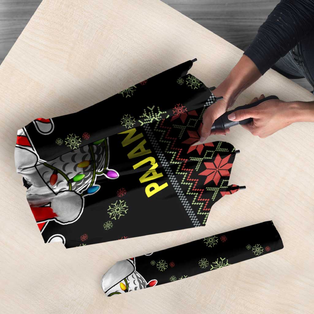 Golf Pajama Christmas Umbrella Xmas Holiday Patterns - Wonder Print Shop
