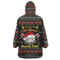 Golf Pajama Christmas Wearable Blanket Hoodie Xmas Holiday Patterns - Wonder Print Shop