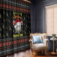 Golf Pajama Christmas Window Curtain Xmas Holiday Patterns - Wonder Print Shop