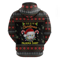 Golf Pajama Christmas Zip Hoodie Xmas Holiday Patterns - Wonder Print Shop