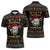 Golf Pajama Christmas Zipper Polo Shirt Xmas Holiday Patterns - Wonder Print Shop