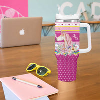 Unicorn Believe In Magic Christmas Tumbler With Handle with Believe in Magic Quote Pink Hearts Stars and Rainbow - Wonder Print Shop