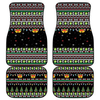 Christmas Unicorn Car Mats with Don't Stop Believin Quote Tree Lights and Festive - Wonder Print Shop