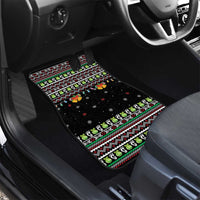Christmas Unicorn Car Mats with Don't Stop Believin Quote Tree Lights and Festive - Wonder Print Shop