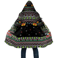 Christmas Unicorn Cloak with Don't Stop Believin Quote Tree Lights and Festive - Wonder Print Shop