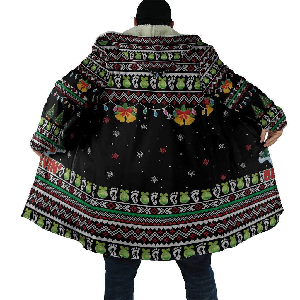 Christmas Unicorn Cloak with Don't Stop Believin Quote Tree Lights and Festive - Wonder Print Shop