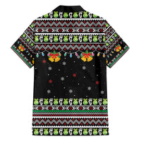 Christmas Unicorn Family Matching Off The Shoulder Long Sleeve Dress and Hawaiian Shirt with Don't Stop Believin Quote Tree Lights and Festive - Wonder Print Shop
