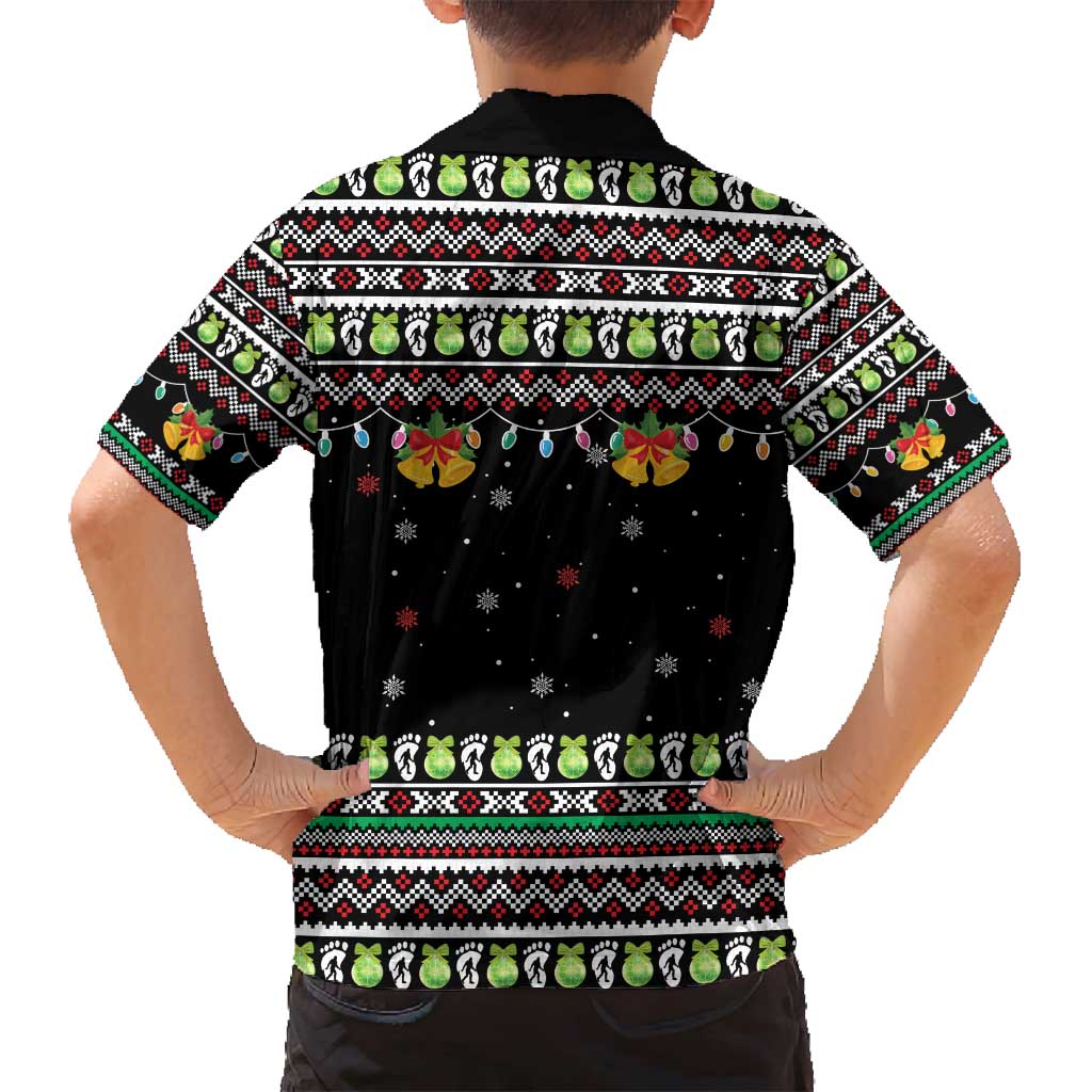 Christmas Unicorn Family Matching Off Shoulder Short Dress and Hawaiian Shirt with Don't Stop Believin Quote Tree Lights and Festive - Wonder Print Shop