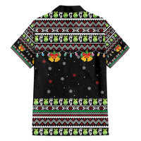 Christmas Unicorn Hawaiian Shirt with Don't Stop Believin Quote Tree Lights and Festive - Wonder Print Shop