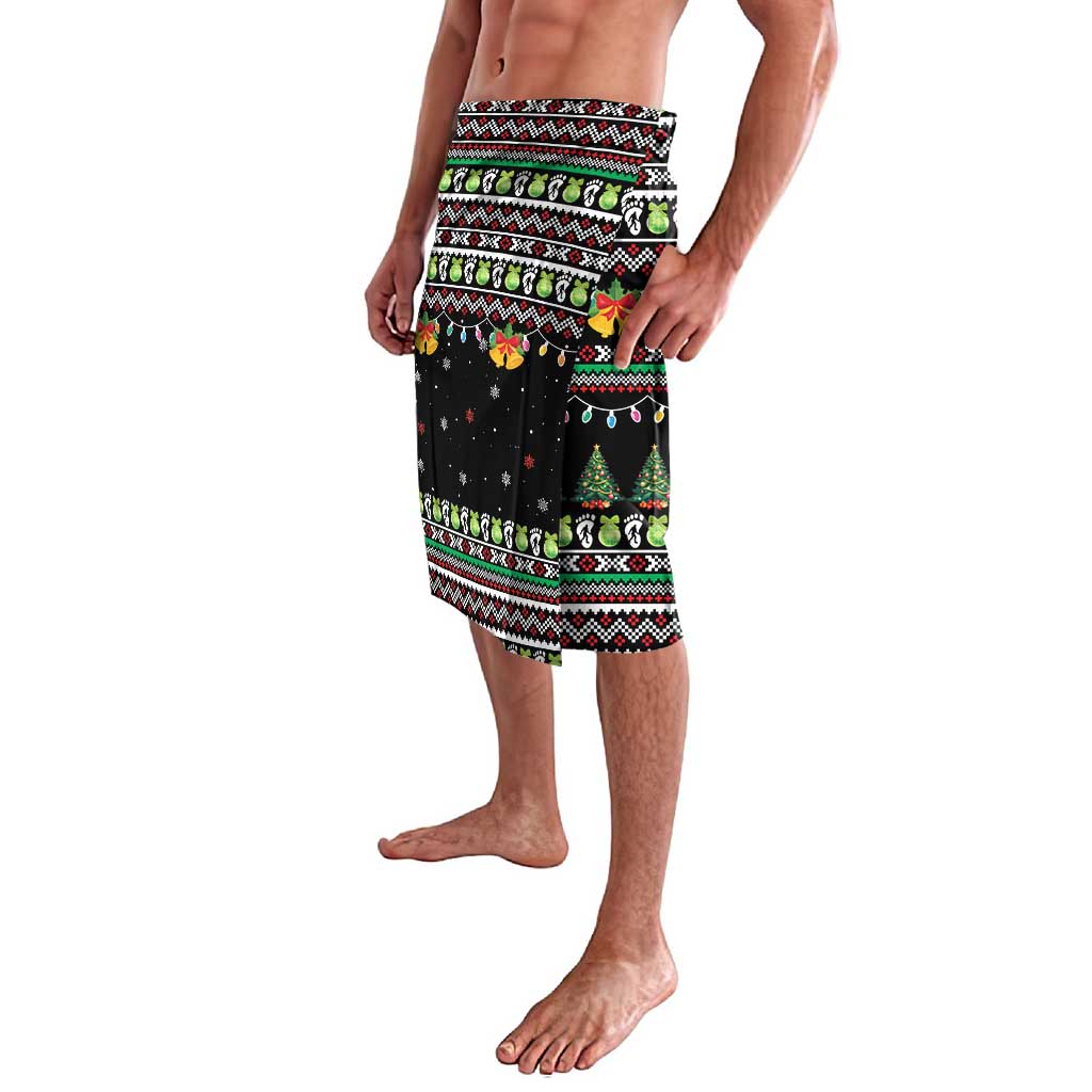 Christmas Unicorn Lavalava with Don't Stop Believin Quote Tree Lights and Festive - Wonder Print Shop
