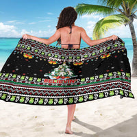 Christmas Unicorn Sarong with Don't Stop Believin Quote Tree Lights and Festive - Wonder Print Shop