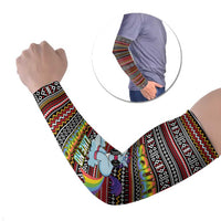 Funny Unicorn Workout Arm Sleeves with Squat Like No Tomorrow Quote and Rainbow Tribal - Wonder Print Shop