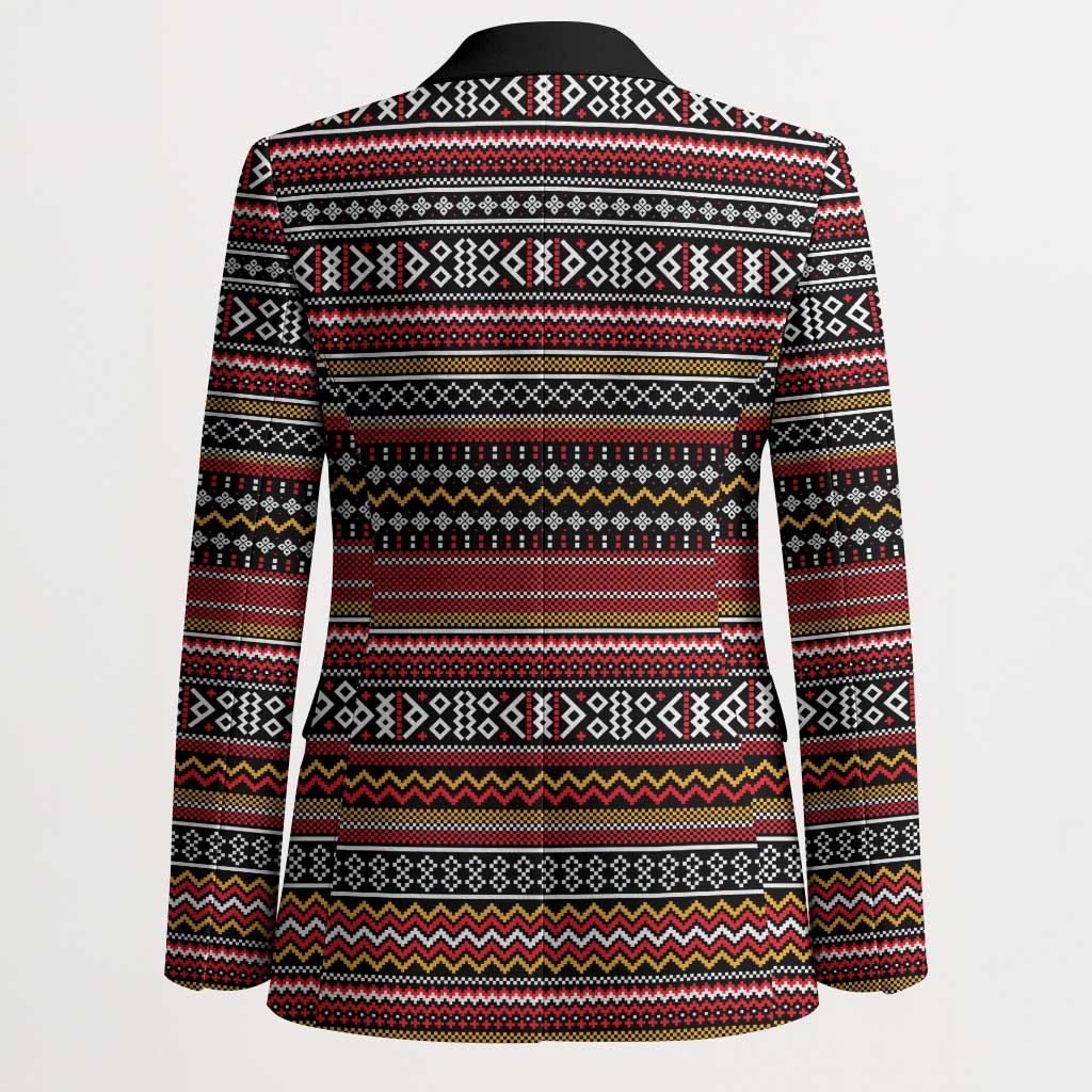 Funny Unicorn Workout Blazer with Squat Like No Tomorrow Quote and Rainbow Tribal - Wonder Print Shop