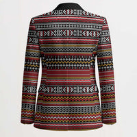 Funny Unicorn Workout Blazer with Squat Like No Tomorrow Quote and Rainbow Tribal - Wonder Print Shop