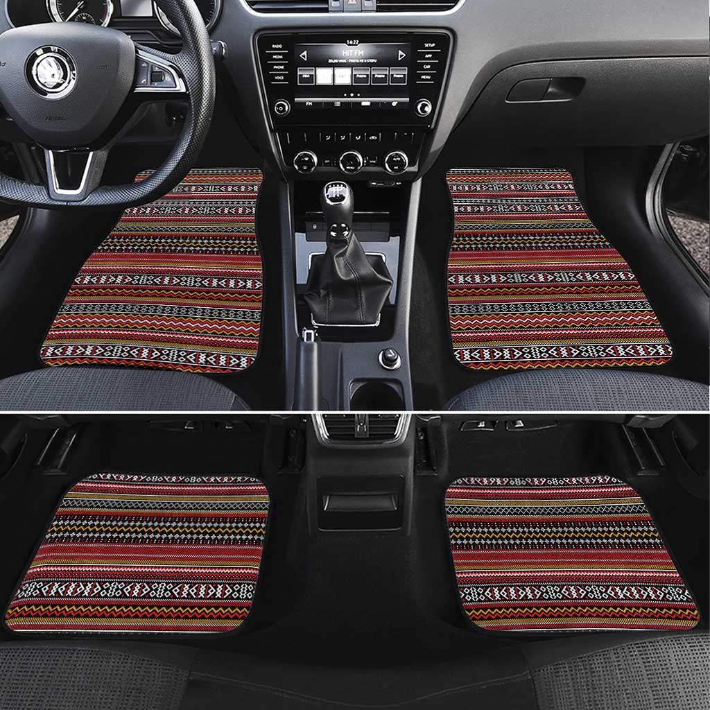 Funny Unicorn Workout Car Mats with Squat Like No Tomorrow Quote and Rainbow Tribal - Wonder Print Shop