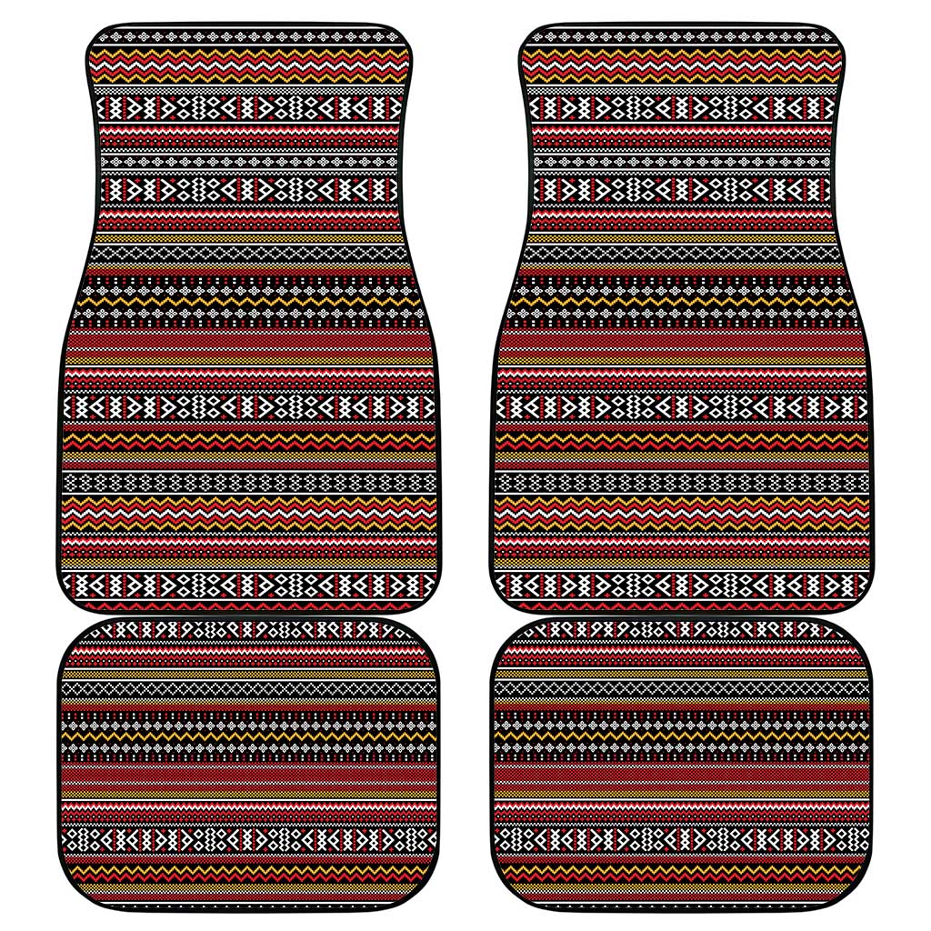 Funny Unicorn Workout Car Mats with Squat Like No Tomorrow Quote and Rainbow Tribal - Wonder Print Shop