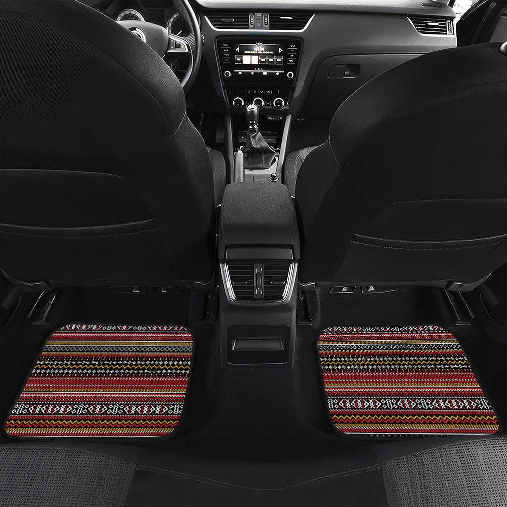 Funny Unicorn Workout Car Mats with Squat Like No Tomorrow Quote and Rainbow Tribal - Wonder Print Shop