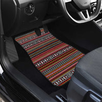 Funny Unicorn Workout Car Mats with Squat Like No Tomorrow Quote and Rainbow Tribal - Wonder Print Shop