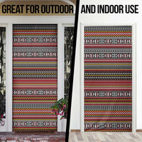 Funny Unicorn Workout Door Cover with Squat Like No Tomorrow Quote and Rainbow Tribal - Wonder Print Shop