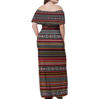 Funny Unicorn Workout Family Matching Off Shoulder Maxi Dress and Hawaiian Shirt with Squat Like No Tomorrow Quote and Rainbow Tribal - Wonder Print Shop