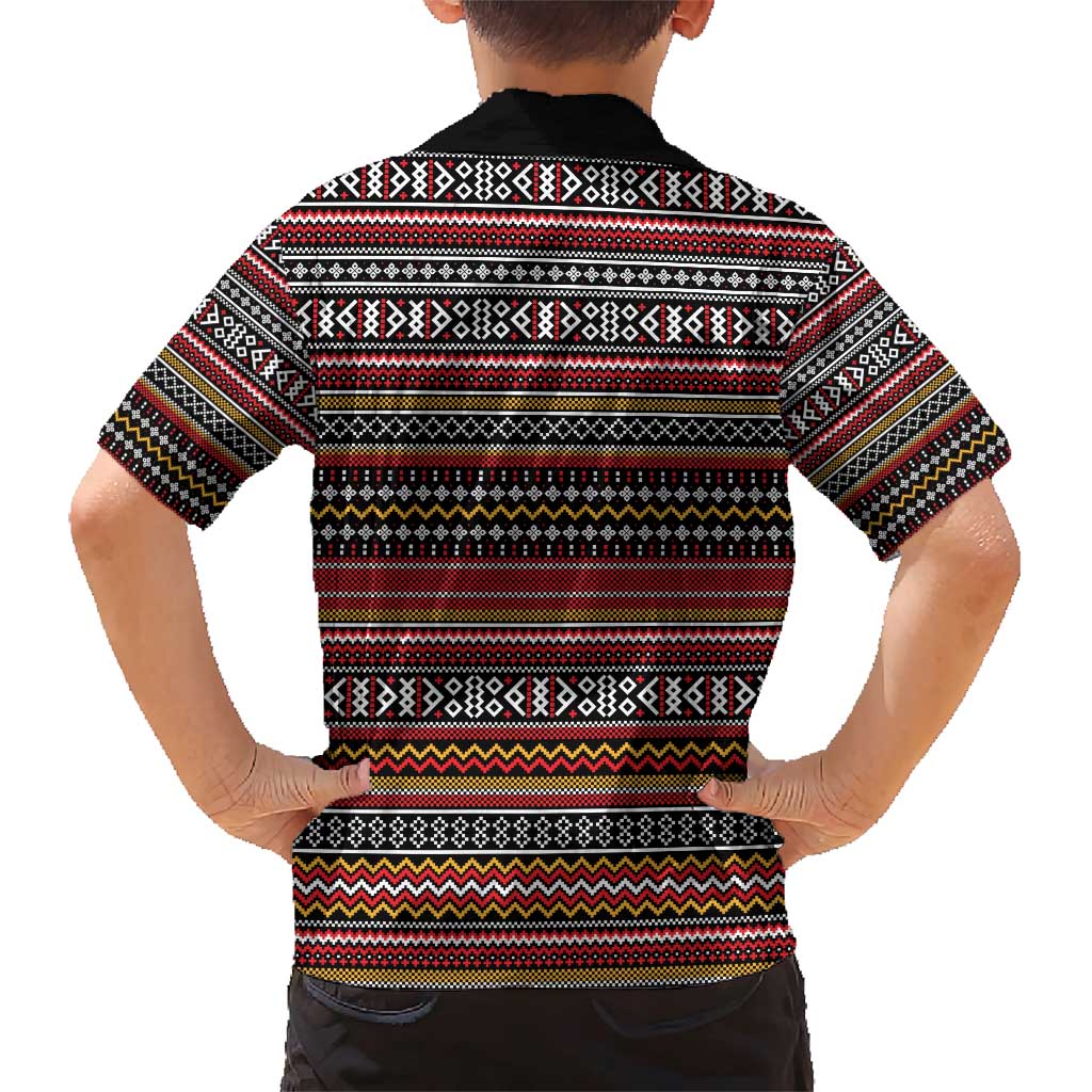 Funny Unicorn Workout Family Matching Short Sleeve Bodycon Dress and Hawaiian Shirt with Squat Like No Tomorrow Quote and Rainbow Tribal - Wonder Print Shop