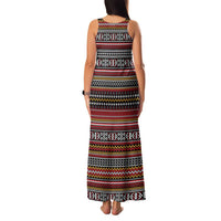 Funny Unicorn Workout Family Matching Tank Maxi Dress and Hawaiian Shirt with Squat Like No Tomorrow Quote and Rainbow Tribal - Wonder Print Shop
