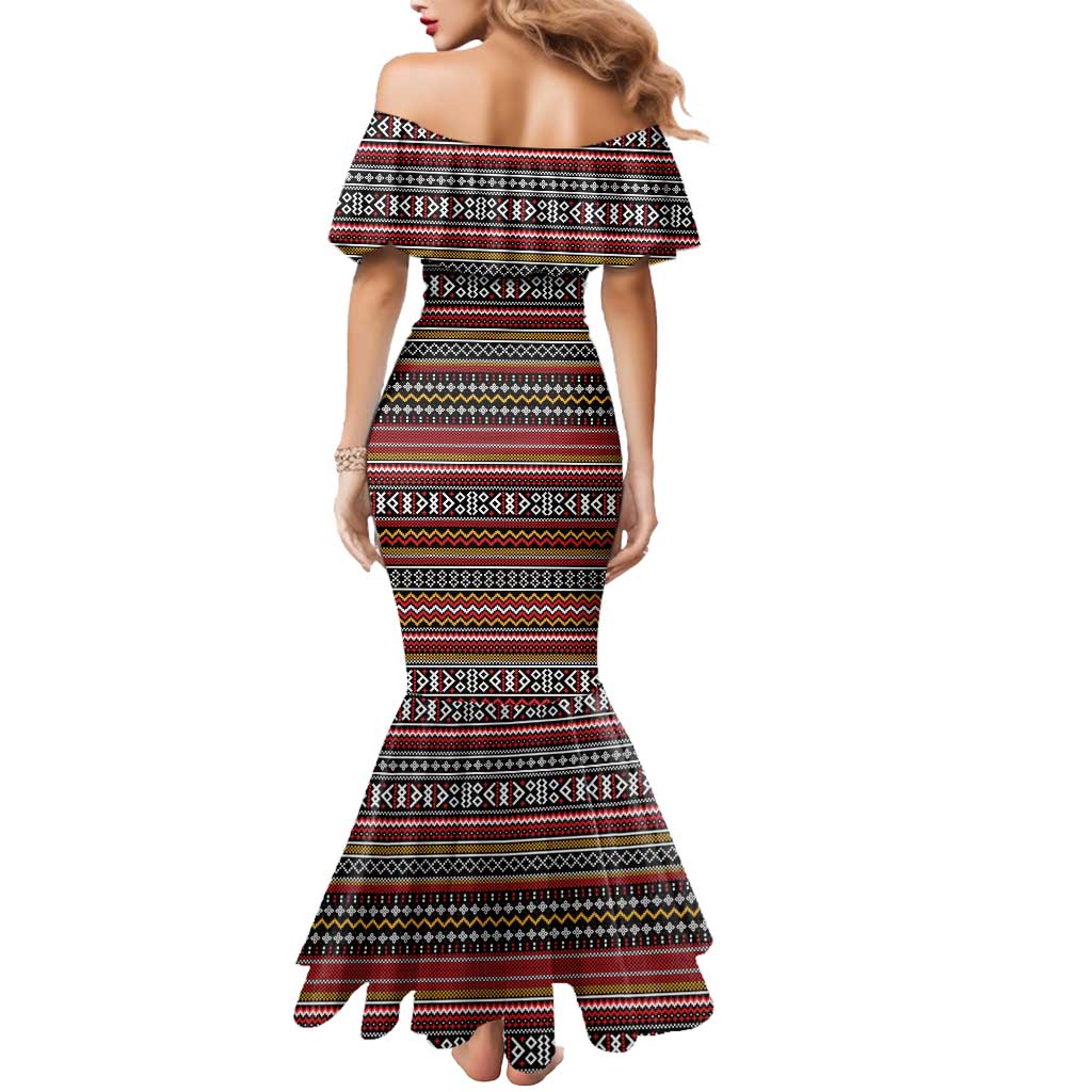 Funny Unicorn Workout Mermaid Dress with Squat Like No Tomorrow Quote and Rainbow Tribal - Wonder Print Shop