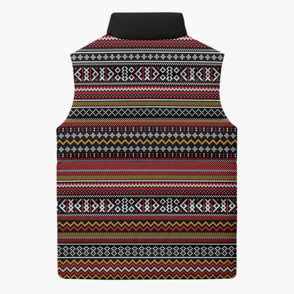Funny Unicorn Workout Sleeveless Puffer Jacket with Squat Like No Tomorrow Quote and Rainbow Tribal - Wonder Print Shop