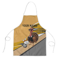 Personalized Cool Turkey Bowling Apron with Sunglasses Pins - Wonder Print Shop