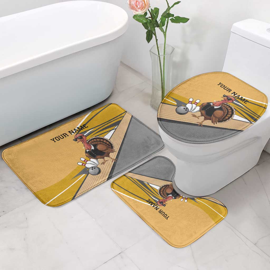 Personalized Cool Turkey Bowling Bathroom Set with Sunglasses Pins - Wonder Print Shop