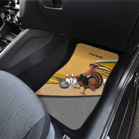 Personalized Cool Turkey Bowling Car Mats with Sunglasses Pins - Wonder Print Shop