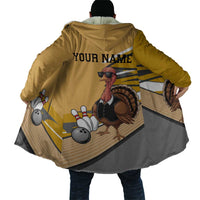 Personalized Cool Turkey Bowling Cloak with Sunglasses Pins - Wonder Print Shop