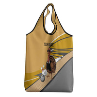 Personalized Cool Turkey Bowling Grocery Bag with Sunglasses Pins - Wonder Print Shop