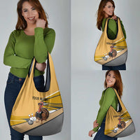 Personalized Cool Turkey Bowling Grocery Bag with Sunglasses Pins - Wonder Print Shop