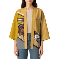 Personalized Cool Turkey Bowling Kimono with Sunglasses Pins - Wonder Print Shop