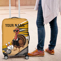 Personalized Cool Turkey Bowling Luggage Cover with Sunglasses Pins - Wonder Print Shop