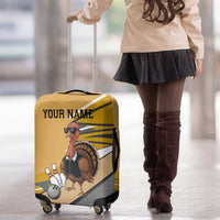 Personalized Cool Turkey Bowling Luggage Cover with Sunglasses Pins - Wonder Print Shop