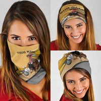 Personalized Cool Turkey Bowling Neck Gaiter with Sunglasses Pins - Wonder Print Shop