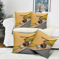 Personalized Cool Turkey Bowling Pillow Cover with Sunglasses Pins - Wonder Print Shop
